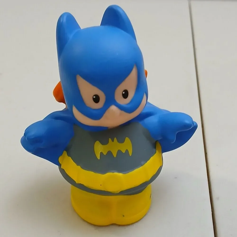 Fisher Price DC Superfriends Little People Set of 5 Superhero Figurine Toys 2.5